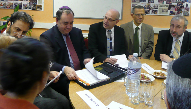 Alex Salmond meets representatives of the Jewish Community