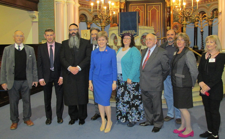 The First Minister in Garnethill Synagogue